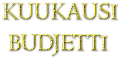 kuukausibudjetti